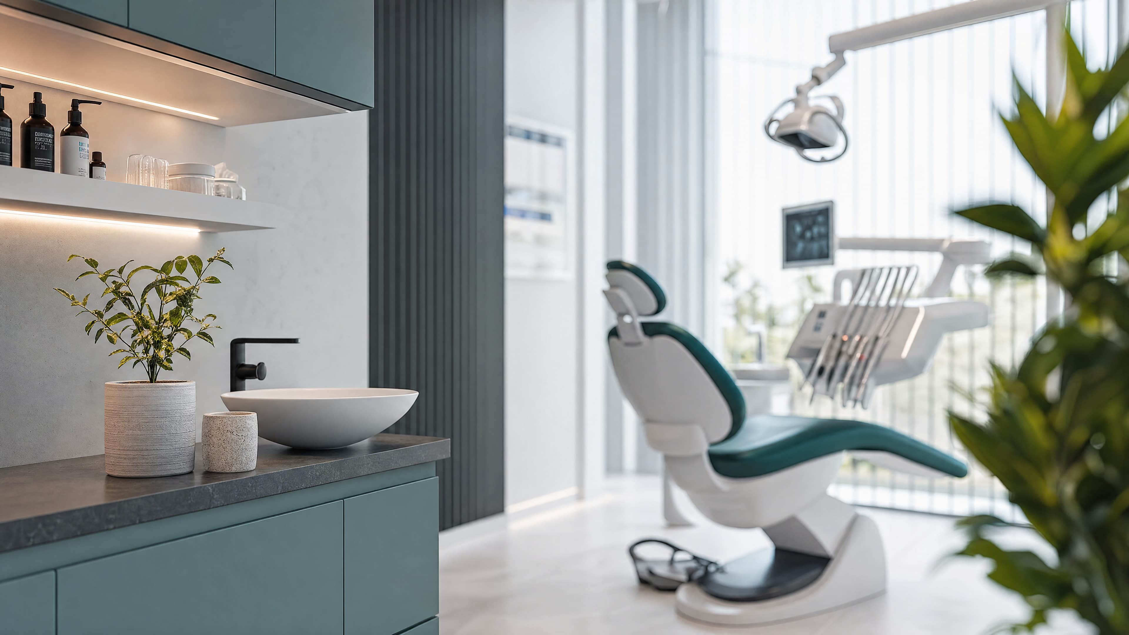 A modern dental clinic equipped with digital technology